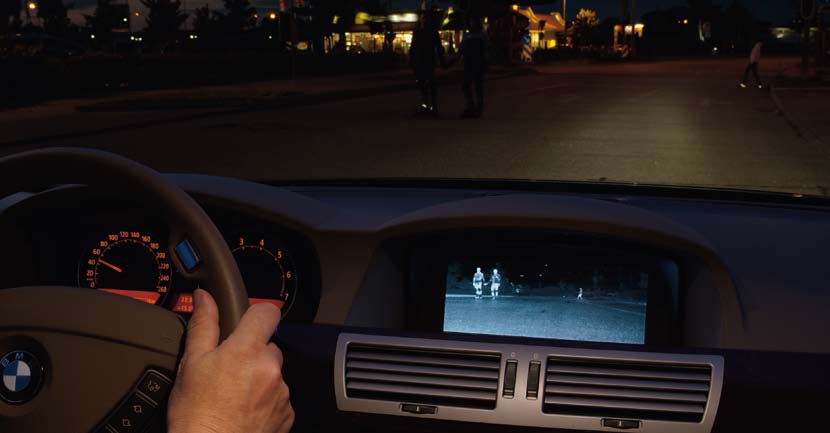 Тепловизионная система ночного вождения в BMW