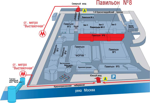 Метро выставочная на схеме